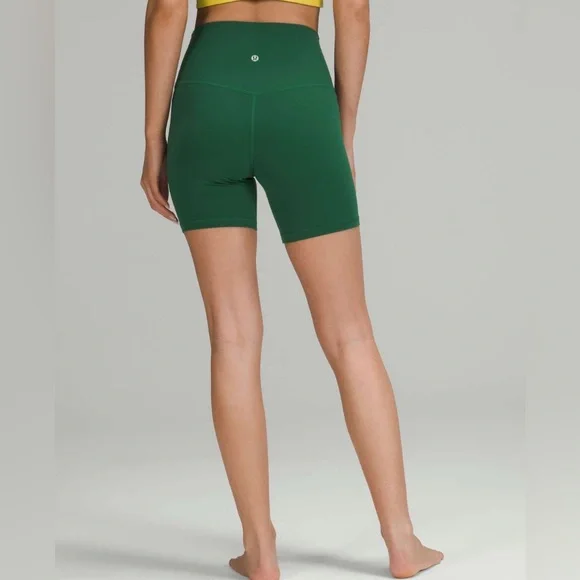 Lululemon Align High-Rise Short 6" Everglade Green Size 4 - Picture 2 of 7